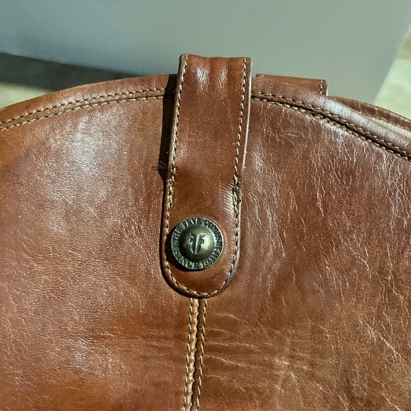 Frye Melissa Button Lug Tall - Cognac size 6.5 - Picture 5 of 8